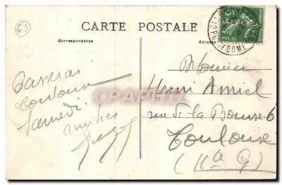 Clermont-Ferrand — Widok ogólny — L'Auvergne 831 — Rewers