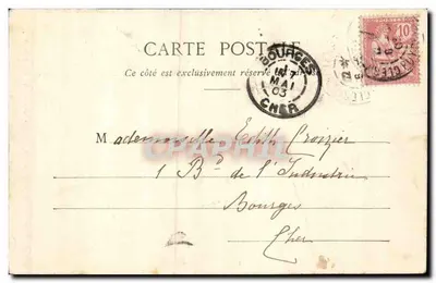 Clermont-Ferrand — Bazylika NMP z Portu — wydawca Delal, 31, rue de l'Écu — Rewers