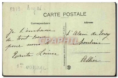Clermont-Ferrand — Jardin des Plantes — Stara brama forteczna — G. d'O. — Rewers