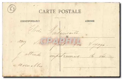 Clermont-Ferrand — Fontaine d'Amboise — Bouqué, 21, Rue de l'Écu — Rewers