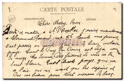 Clermont-Ferrand — Ogólny widok — wydawca nieznany, nr 13 — Rewers