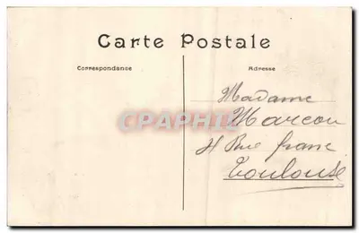 Clermont-Ferrand (Puy-de-Dôme) — Rue des Gras i katedra — L'Hironnelle, Paryż — Rewers