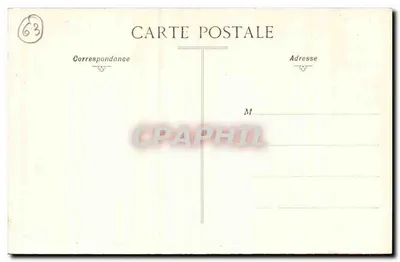 Clermont-Ferrand (P.-de-D.) — Beeld van Vercingétorix en het Theater — Galeries de Jaudé — n° 396 — Achterkant