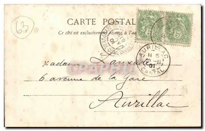 Clermont-Ferrand — Algemene uitzicht — Lib. Bouguerat — Achterkant
