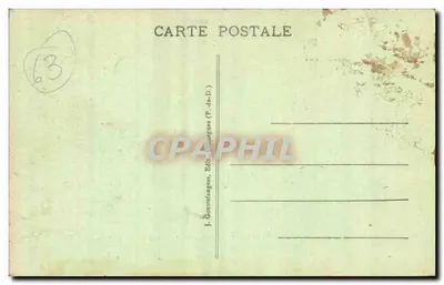 Royat — Wewnętrzne wnętrze Grotty Szczura — Pani Pani przerażona — J. Comteidanges, Wydawca, Collages (P.-de-D.) — Rewers