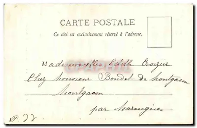 Clermont-Ferrand — Brama NMP Port — Lib. Rouge-Réal, 24, rue de l'Écu — Rewers
