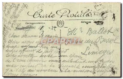 La Bourboule — Droga do przepływu — LL. — 87 — Rewers