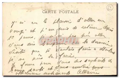 La Bourboule — Wierzchołek Roche des Fées i Plateau de Charlanne — Wydawca Idéal, nr 3049 — Rewers