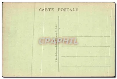 Velha Rua do Vieux-Royat — vista de rua estreita com habitantes — g.d.o. n° 436 — Verso
