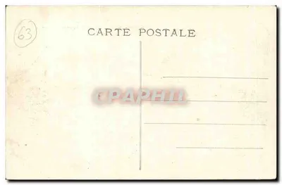 Tournoël — Panorama sobre a Vale — Puy-de-Dôme, 1006 — L'Auvergne — Verso
