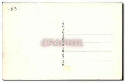 Zamek Chazéron — okolice Châtel-Guyon — Wydawca Ideal, n° 2656 — Rewers