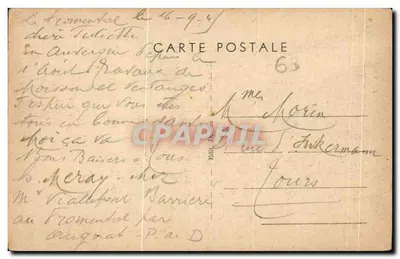 ARDES-sur-COUZE (P.-de-D.) — Vista Geral — Edição Barrat — Verso