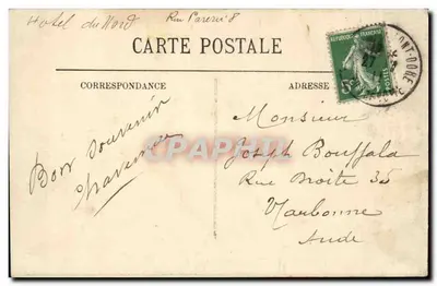 Mont-Dore — Plac Michel-Bertrand — LL. n°48 — Rewers