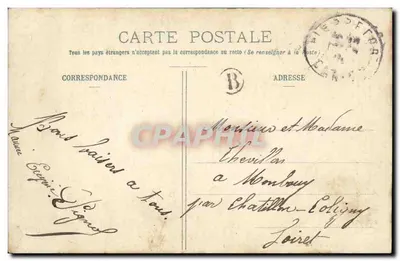 Zamek w Viescamps — Auvergne — Wydawca Gally & Carrier, nr 84 — Rewers
