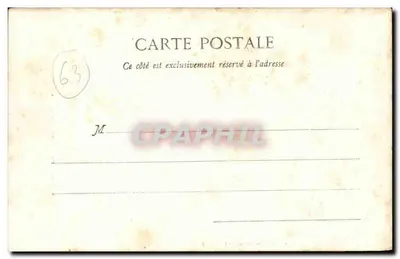 Saint-Nectaire - Roche do Esfinge — Imp. Boucharon et Vessely — Verso