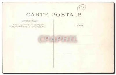 Vista sulla Stazione di Bourg-Lastic-Messeix — L’Auvergne pittoresca — n° 4045 — Verso