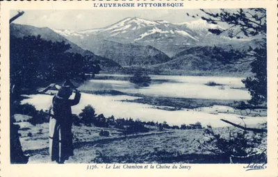 चांबोन झील और सैंसी श्रृंखला — आउवर्न के चित्रकला — आइडियल, संख्या 3376