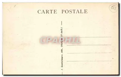 La Bourboule-les-Bains — widok panoramiczny — J. Gouttefanges, wydawca — Rewers