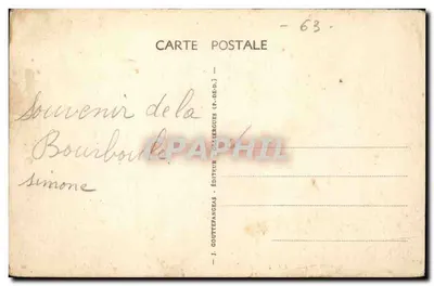 La Bourboule — Ogólny widok i Dolina Vendeix — G.D'O. 94 — Rewers