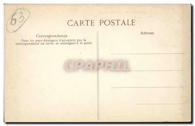 L'Auvergne pittoresque — Le Mont-Dore — Vallée d'Enfer — n° 2878 — Rewers