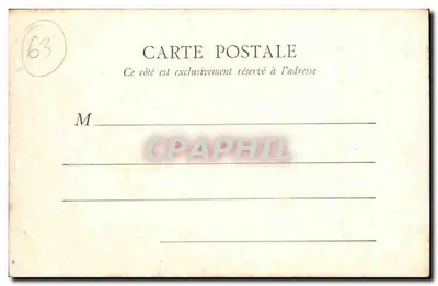 Mont-Dore — Fontes César e Caroline — B.F., Paris — Verso
