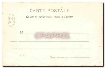 Clermont-Ferrand — Plac Świętego Hérema — Besson, wydawca — Rewers