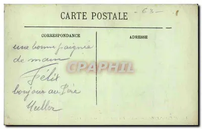 Auvergne (Puy-de-Dôme) — Uitzicht genomen vanaf de Baraque — LLs — Achterkant