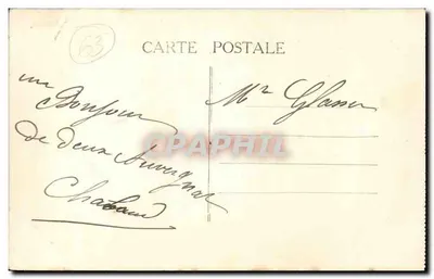 As Grutas de JONAS — A Auvergne pitoresca — editor não visível, n° 23 — Verso