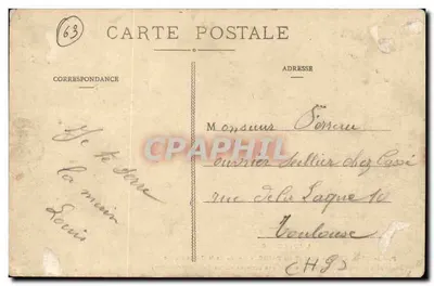 Auvergne - Royat-les-Bains - Wejście do Czerwonej Jaskini — Rewers