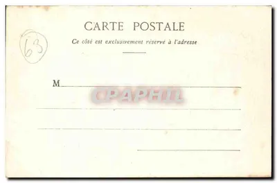 Royat — Stara Katedra — wydawca Bougé-Béal, ulica de l'Écha, Clermont-Ferrand — Rewers