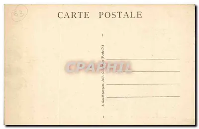 Clermont-Ferrand — Fontanna Skamieniała — Skamieniali postacie w krochmalikach auverżanских, naturalnej wielkości — Rewers