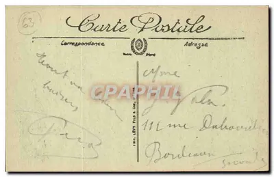 Châtel-Guyon — Visão geral — LL. — n° 106 — Verso