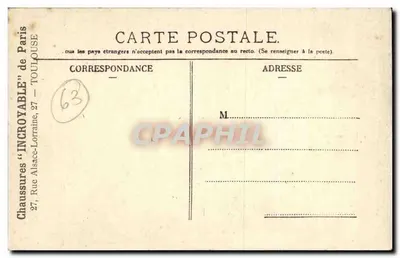 Châtel-Guyon — Fonte Miraton — L. Hironnelle - Paris — Verso