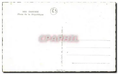 रिपब्लिक के स्क्वेर — इसोइर — C.A.P. पेरिस — पीछे