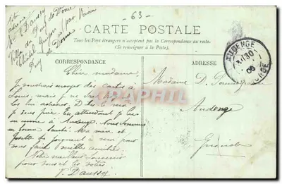 Châtel-Guyon — Vista geral e a Estação Termal — LL. n°18 — Verso