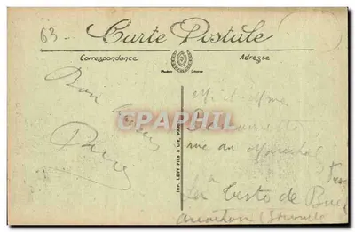 Châtel-Guyon — Widok z Kalwarii — Hotele — LL. — N° 117 — Rewers