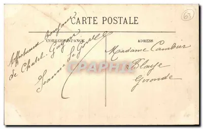 Châtel-Guyon — Avenue Baraduc — Zakład Termalny i Kasyno. Widok z Splendia — Rewers