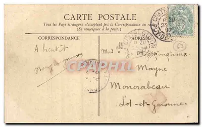 Châtel-Guyon — Pittoreska Auvergne — VD C, n°219 — Rewers