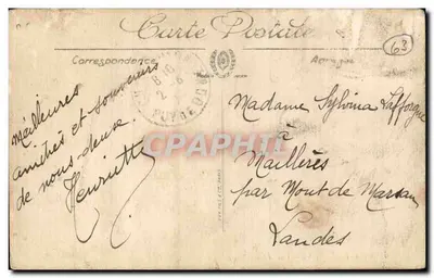 Châtel-Guyon — Aleja w Parku — Shlecta, nr 26 — Rewers