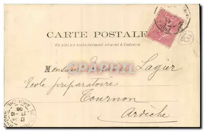 Châtel-Guyon — Fileuse — Cliché de M. Bonchany — Verso