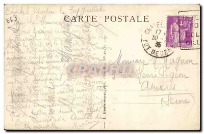Châtelguyon — Vista geral — g. d'o. 1342 — Verso