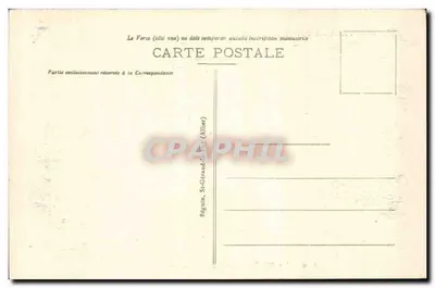 La Bourboule — Wierzchołek Roche des Fées — Pittoreski Auvergne, nr 3049, wydawca Idéal — Rewers