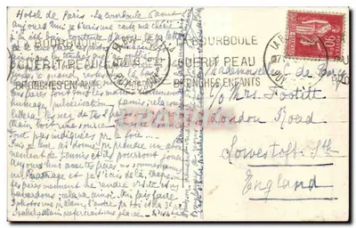 La Bourboule — Ogólny widok — G.D.O. — Rewers
