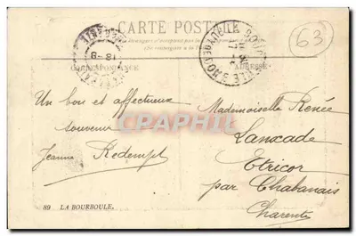 La Bourboule — Plateau i Burony Cénon — L.L. wydawca — Rewers