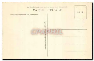 Trasa do Mont Dore w La Bourboule — krajobraz — J. Gouttefanges, Wydawca, P.-de-D. — Rewers
