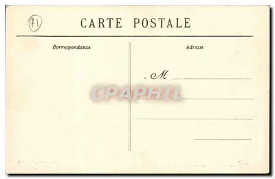Bourbon-Lancy — Restaurante e Terrasse do Grand Hôtel — Chandloux, imp.-édit. — Verso