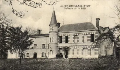 Saint-Amour-Bellevue — Castelo da Cidade — Cliché Ch. Bridon, Mâcon