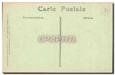 Zamek Montjeu — Saône-et-Loire — ND Phot. — Rewers