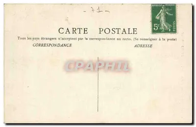 Paray-le-Monial — Kaplica Damskich Cenaków — TN.B. n°10 — Rewers