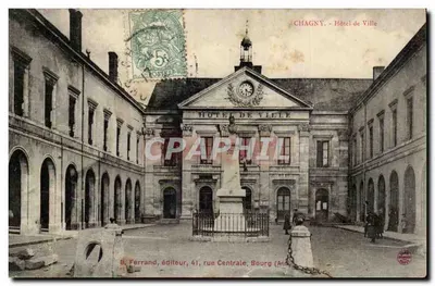 Chagny - Hotel de Ville — editor B. Ferrand, 41 rue Centrale, Bourg (Ain)
